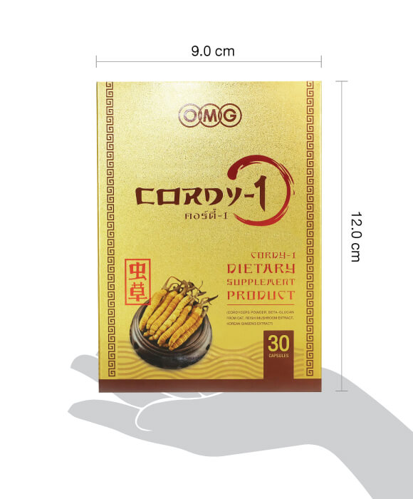 CORDY-1 (30 แคปซูล) ถั่งเช่าทิเบตแท้ 100%